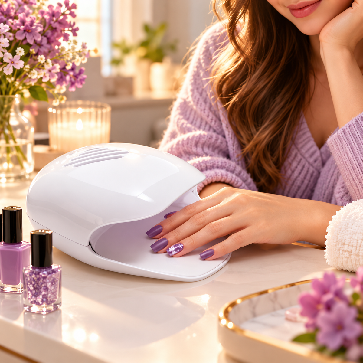Set Mini Dremel + Lampara Para Manicure