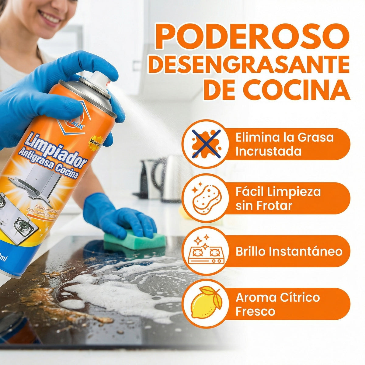 B -  ESPUMA ANTI GRASA