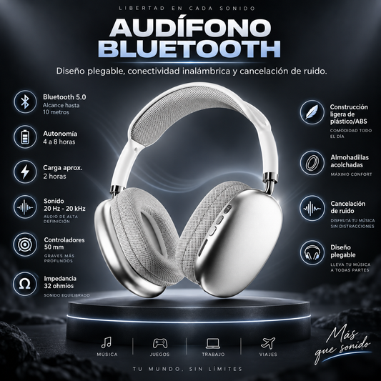 Audifonos bluetooth P9