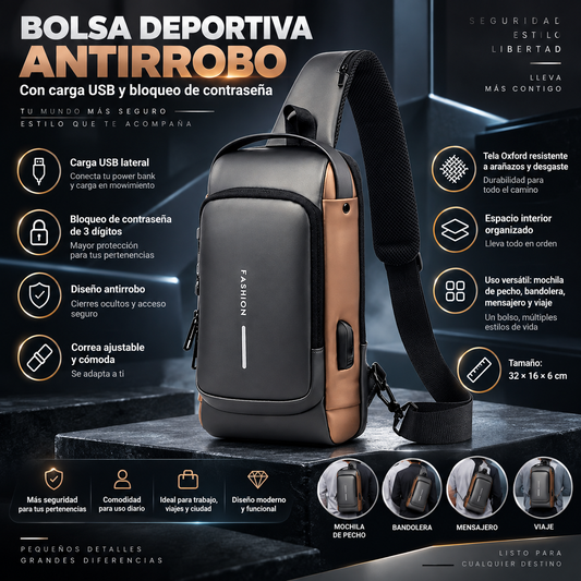 Bolso Mochila Antirobo